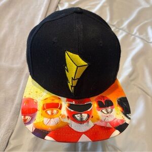 Power Ranger Black and Multicolor Cap